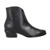 Wonders D-2001 Stiefelette Glattleder Spitze Zehe Damen Schwarz