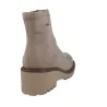 Viguera 8284 Botín Licra Membrana Hidro Suede Cuña Mujer Taupe