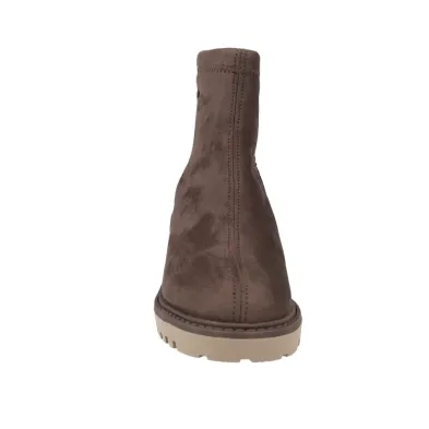 Viguera 8284 Stivaletto Lycra Membrana Hydro Suede Zeppa Donna Taupe