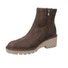 Viguera 8284 Botín Licra Membrana Hidro Suede Cuña Mujer Taupe