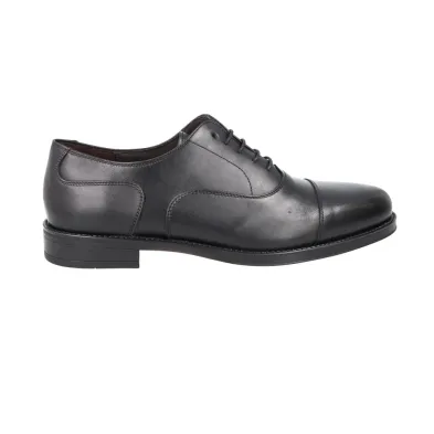 Gonzalo 7952H5 Oxford Schnürschuh Leder Zehenkappe Herren Schwarz