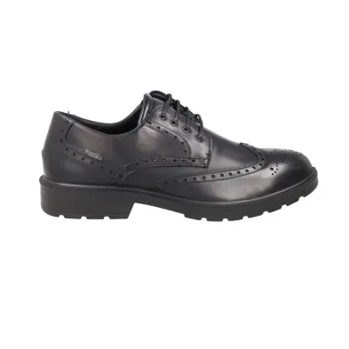 IGI&CO 21080 Gore-Tex Chaussures Brogue à Lacets Cuir Imperméables Homme Noir