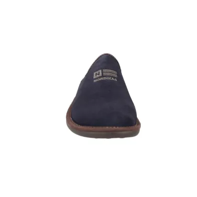 Nordikas 236 Top Line Chaussons Mules Homme Daim Pantoufles sans Talon