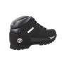 Timberland Euro Sprint Mid Lace Up Schnürstiefel Herren Nubukleder Schwarz