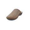 Nordikas 2630 Zapatillas de Casa Fieltro Sin Talón Pantuflas Hombre Taupe