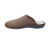 Nordikas 2630 Zapatillas de Casa Fieltro Sin Talón Pantuflas Hombre Taupe
