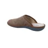 Nordikas 2630 Men's Felt Mule Slippers Backless House Shoes in Taupe