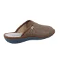 Nordikas 2630 Pantofole Ciabatta Uomo in Feltro da Casa Taupe
