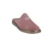 Nordikas 281 Hausschuhe Damen Wildleder Pantoffeln mit Keilabsatz Malve