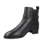 Carmela 164163 Botines Tacón Piel Hebilla Cremallera Mujer Marrón y Negro