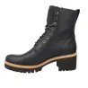 Panama Jack Padma B11 Botines de Piel con Cordones y Tacón Mujer Negro