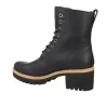 Panama Jack Padma B11 Stivaletti in Pelle con Lacci e Tacco Donna Nero