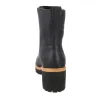 Panama Jack Padma B11 Women's Leather Lace-Up Ankle Boots with Heel Black