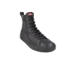 Camper K400817 Damen High-Top Sneaker aus Leder mit Reißverschluss Schwarz
