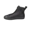 Camper K400817 Baskets Montantes en Cuir avec Zip Latéral pour Femme Noir