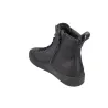 Camper K400817 Baskets Montantes en Cuir avec Zip Latéral pour Femme Noir