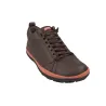 Camper K300285 Men's Leather Sneaker Shoes with Elastic Laces Brown