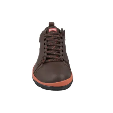 Camper K300285 Chaussures Sneaker en Cuir à Lacets Élastiques pour Homme Marron
