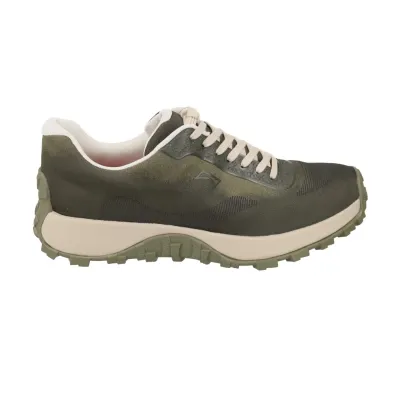 Camper K101084 Herren Casual Sneaker Jacquard mit Profilsohle Grün