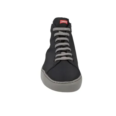 Camper K300270 Zapatillas Botín Casual con Cremallera Textil Hombre Negro