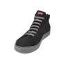 Camper K300270 Herren Casual High-Top Sneaker mit Reißverschluss Textil Schwarz