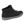 Camper K300270 Baskets Montantes Casual à Zip Latéral Textile Homme Noir