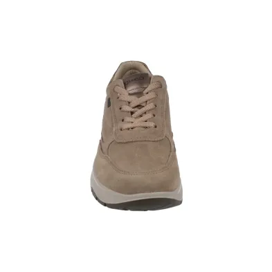 IGI&CO 21549 Damen Gore-Tex Sneaker aus Veloursleder mit dicker Sohle Taupe