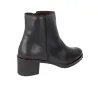 Pepe Menargues 21661 Women's Plain Leather Block Heel Ankle Boots