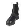 Pepe Menargues 21634 Bottines Chaussette en Cuir avec Bande Élastique Femme