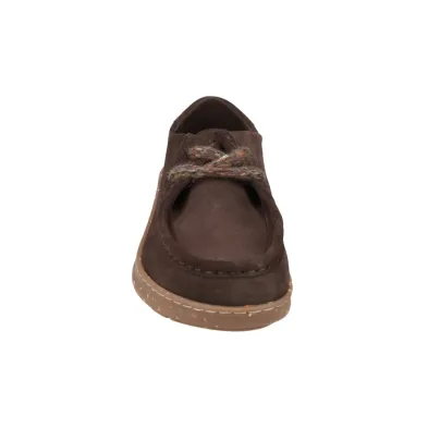 Walk & Fly Irati 6001 Damen Veloursleder-Schnürschuhe im Mokassin-Stil