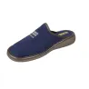 Nordikas 281 Hausschuhe Damen Wildleder Pantoffeln mit Keilabsatz Malve