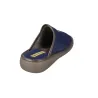 Nordikas 281 Hausschuhe Damen Wildleder Pantoffeln mit Keilabsatz Malve