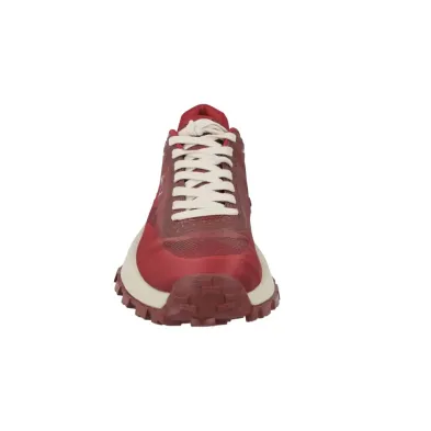 Camper K201872 Zapatillas Casual con Suela de Tacos Jacquard Mujer Burdeos