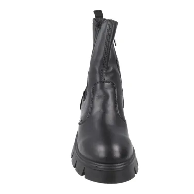 Primigi 23771 Damen Gore-Tex Chelsea-Stiefeletten aus Leder mit Elastikeinsatz