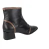 Barminton 17020 Botines de Piel con Tiras Combinadas y Cremallera Mujer