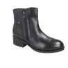 Calzados Vesga 01-2177 Women's Leather Ankle Boots with Zip and Low Heel