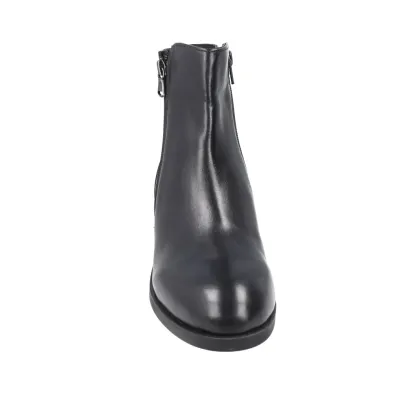 Calzados Vesga 01-2177 Stivaletti in Pelle con Zip e Tacco Basso Donna
