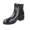 Calzados Vesga 01-2177 Stivaletti in Pelle con Zip e Tacco Basso Donna
