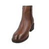Calzados Vesga 01-2177 Bottines en Cuir avec Zip et Talon Bas pour Femme