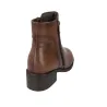 Calzados Vesga 01-2177 Women's Leather Ankle Boots with Zip and Low Heel