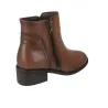 Calzados Vesga 01-2177 Stivaletti in Pelle con Zip e Tacco Basso Donna