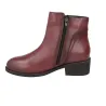 Calzados Vesga 01-2177 Damen Lederstiefeletten mit Reißverschluss