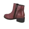 Calzados Vesga 01-2177 Women's Leather Ankle Boots with Zip and Low Heel