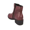 Calzados Vesga 01-2177 Stivaletti in Pelle con Zip e Tacco Basso Donna