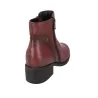 Calzados Vesga 01-2177 Stivaletti in Pelle con Zip e Tacco Basso Donna