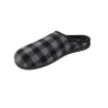 Gioseppo Savannah Zapatillas de Casa de Cuadros Sin Talón Hombre Gris
