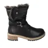 Kimberfeel Tania Bottines d'Hiver avec Fausse Fourrure, Boucle et Zip Femme