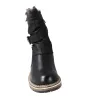 Kimberfeel Tania Damen Winter-Stiefeletten mit Fell und Schnalle