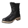 Kimberfeel Tania Damen Winter-Stiefeletten mit Fell und Schnalle
