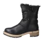 Kimberfeel Tania Women's Winter Ankle Boots with Fur Trim, Buckle and Zip